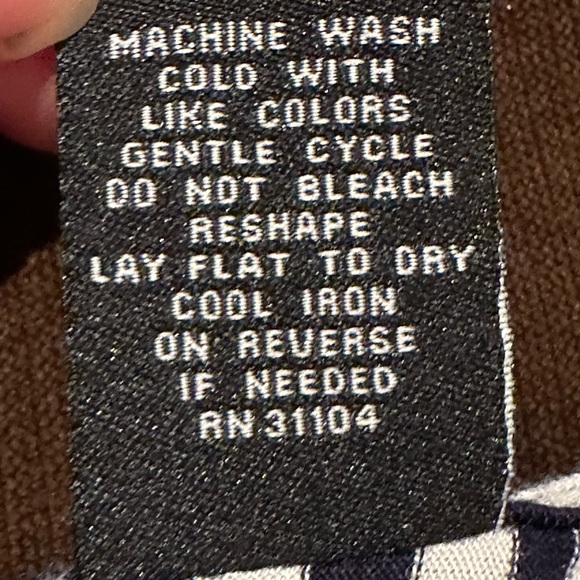 New Direction Blue & White Stripes With Shoulder Lace Front Is Shorter S… - Picture 9 of 12